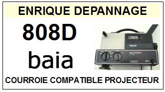 BAIA-808D MOVIE PROJECTOR-COURROIES-COMPATIBLES