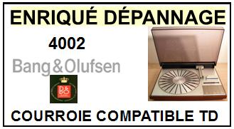 BANG OLUFSEN-4002-COURROIES-ET-KITS-COURROIES-COMPATIBLES