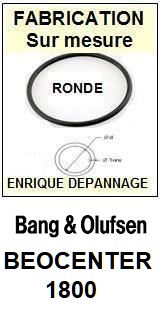BANG OLUFSEN BEOCENTER 1800 <BR>courroie d\'entrainement pour tourne-disques (round belt)<small> 2015-12</small>