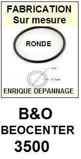 BANG OLUFSEN BEOCENTER 3500  <br>Courroie ronde d'entrainement tourne-disques (<b>round belt</b>)<small> 2017 AVRIL</small>