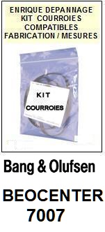 BANG OLUFSEN-BEOCENTER 7007-COURROIES-COMPATIBLES