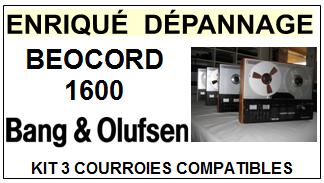 BANG OLUFSEN-BEOCORD 1600-COURROIES-COMPATIBLES