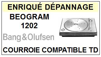BANG OLUFSEN-BEOGRAM 1202-COURROIES-ET-KITS-COURROIES-COMPATIBLES