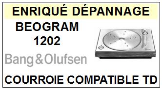 BANG OLUFSEN-BEOGRAM 1202-COURROIES-COMPATIBLES