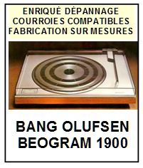 BANG OLUFSEN-BEOGRAM 1900-COURROIES-ET-KITS-COURROIES-COMPATIBLES