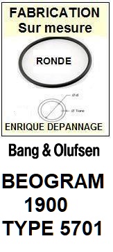 BANG OLUFSEN-BEOGRAM 1900 TYPE 5701-COURROIES-COMPATIBLES