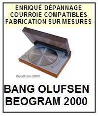 BANG OLUFSEN-BEOGRAM 2000-COURROIES-COMPATIBLES