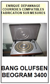 BANG OLUFSEN-BEOGRAM 3400-COURROIES-ET-KITS-COURROIES-COMPATIBLES