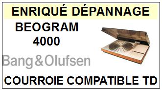 BANG OLUFSEN-BEOGRAM 4000-COURROIES-ET-KITS-COURROIES-COMPATIBLES