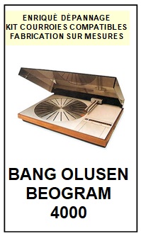 BANG OLUFSEN-BEOGRAM 4000 TYPE 5215-COURROIES-ET-KITS-COURROIES-COMPATIBLES