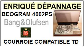 BANG OLUFSEN-BEOGRAM 4002PS-COURROIES-ET-KITS-COURROIES-COMPATIBLES