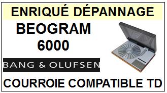 BANG OLUFSEN-BEOGRAM 6000-COURROIES-ET-KITS-COURROIES-COMPATIBLES