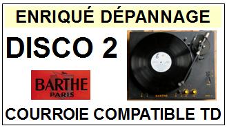 BARTHE-DISCO 2-COURROIES-ET-KITS-COURROIES-COMPATIBLES