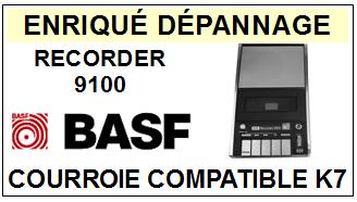 BASF-RECORDER 9100-COURROIES-COMPATIBLES