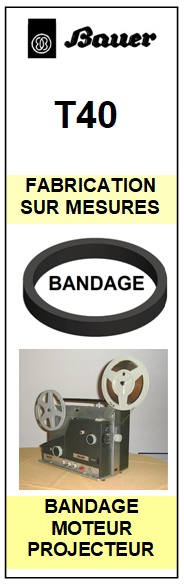 BAUER-T40-COURROIES-ET-KITS-COURROIES-COMPATIBLES