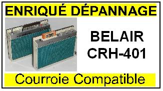 BELAIR   CRH401  courroie compatible magnetophone BELAIR