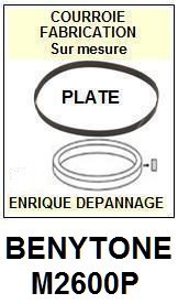 BENYTONE-M2600P-COURROIES-COMPATIBLES