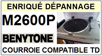 BENYTONE-M2600P-COURROIES-COMPATIBLES