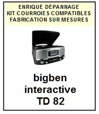 BIGBEN INTERACTIVE-TD82-COURROIES-COMPATIBLES