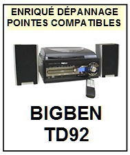 BIGBEN INTERACTIVE-TD92-POINTES-DE-LECTURE-DIAMANTS-SAPHIRS-COMPATIBLES