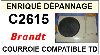 BRANDT-C2615-COURROIES-COMPATIBLES