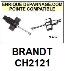 BRANDT-CH2121-POINTES-DE-LECTURE-DIAMANTS-SAPHIRS-COMPATIBLES