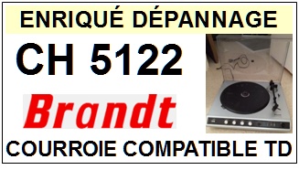 BRANDT-CH5122-COURROIES-COMPATIBLES