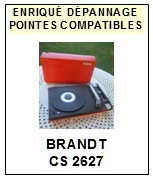 BRANDT-CS2627-POINTES-DE-LECTURE-DIAMANTS-SAPHIRS-COMPATIBLES