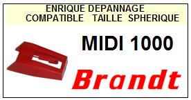 BRANDT Platine MIDI 1000  Pointe diamant sphrique <BR><small>a 13-12</small>