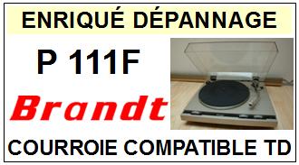 BRANDT-P111F-COURROIES-COMPATIBLES