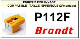 BRANDT-P112F.  (2MONTAGE)-POINTES-DE-LECTURE-DIAMANTS-SAPHIRS-COMPATIBLES