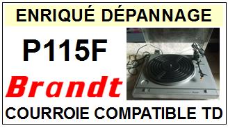 BRANDT-P115F-COURROIES-COMPATIBLES