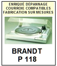 BRANDT-P118-COURROIES-ET-KITS-COURROIES-COMPATIBLES