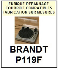 BRANDT-P119F-COURROIES-COMPATIBLES