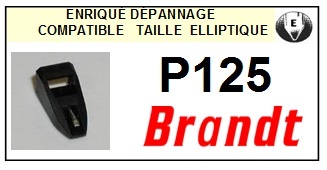 BRANDT Platine LIGNE FRANCE P125  Pointe diamant elliptique <BR><small>sce 2014-07</small>
