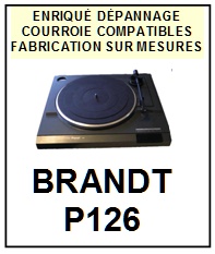 BRANDT-P126-COURROIES-COMPATIBLES