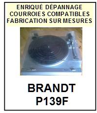 BRANDT-P139F-COURROIES-COMPATIBLES