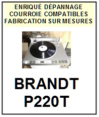 BRANDT-P220T-COURROIES-COMPATIBLES
