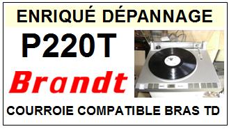 BRANDT-P220T-COURROIES-COMPATIBLES