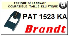 BRANDT <br>Platine PAT1523KA  Pointe diamant elliptique <BR><small>se 2014-10</small>