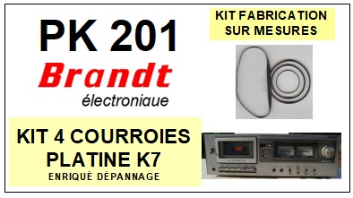 BRANDT-PK201-COURROIES-COMPATIBLES