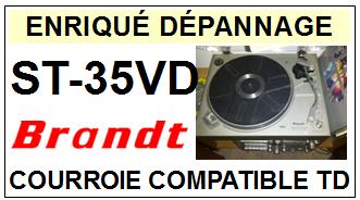 BRANDT-ST35VD ST-35VD-COURROIES-COMPATIBLES