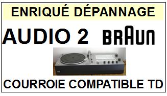 BRAUN-AUDIO 2-COURROIES-ET-KITS-COURROIES-COMPATIBLES