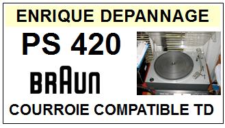 BRAUN-PS420-COURROIES-COMPATIBLES