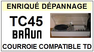 BRAUN-TC45-COURROIES-ET-KITS-COURROIES-COMPATIBLES