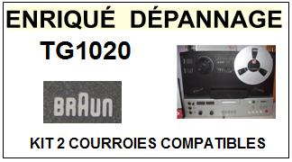 BRAUN-TG1020-COURROIES-COMPATIBLES