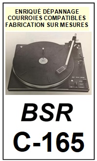 BSR-C165 C-165-COURROIES-COMPATIBLES