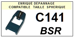 BSR C141  <br>Pointe sphrique pour tourne-disques (<B>sphrical stylus</b>)<SMALL> 2016-09</SMALL>