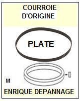 BSR<br> P163  courroie (flat belt) pour tourne-disques<small> 2015-10</small>