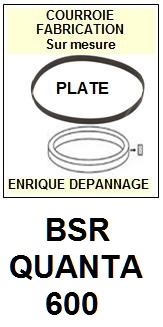 BSR-QUANTA 600-COURROIES-COMPATIBLES